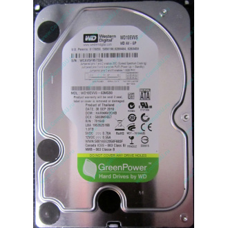 Б/У жёсткий диск 1Tb Western Digital WD10EVVS Green (WD AV-GP 1000 GB) 5400 rpm SATA (Заря)