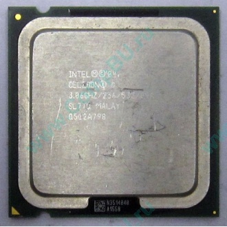 Процессор Intel Celeron D 345J (3.06GHz /256kb /533MHz) SL7TQ s.775 (Заря)