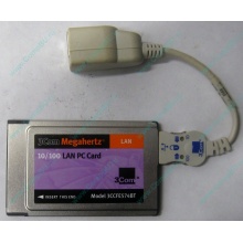 Сетевая карта для ноутбука 3COM Mehahertz 3CCFE574BT (PCMCIA) - Заря